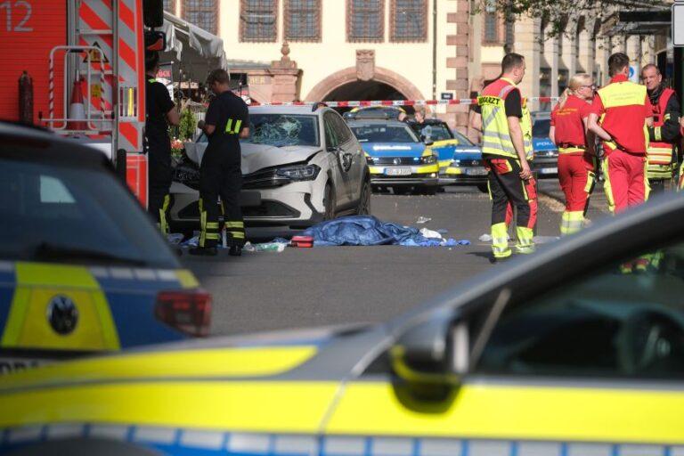 2 killed, several injured after car rams crowd in Germany
