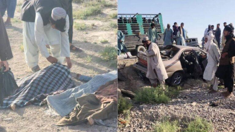 کندهار کې د ترافیکي پېښې له امله نهو کسانو ته مرګ‌ژوبله اوښتې