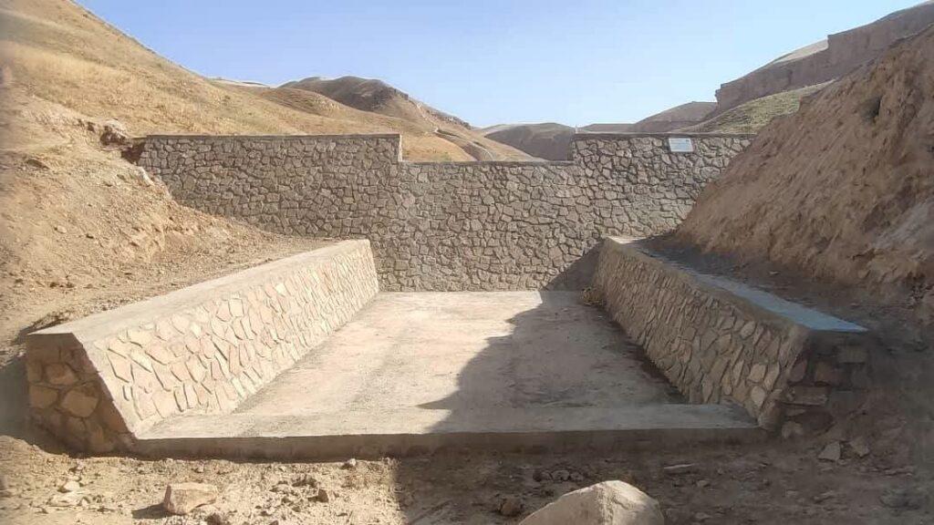 1.8m afs check dam constructed in Badghis