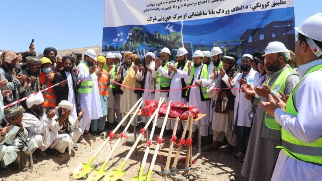 آغاز کار ساخت یک شفاخانۀ ۵۰ بستر با هزینۀ ۶۴ میلیون افغانی در گیروی غزنی