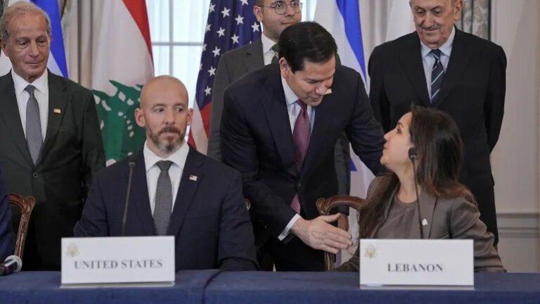 لبنان و اسرائیل پس از مذاکرات با میانجی‌گری امریکا چارچوب یک توافق را امضاء کردند