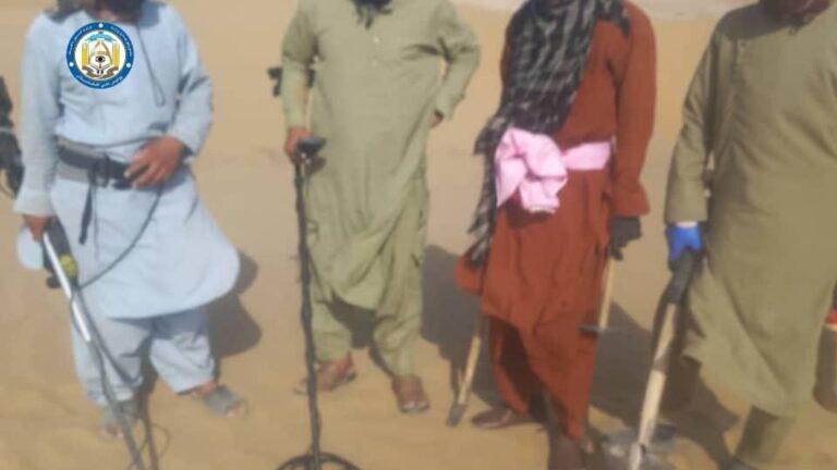 بازداشت ۹ تن به اتهام کندن‌کاری غیرقانونی در ساحات تاریخی در نیمروز