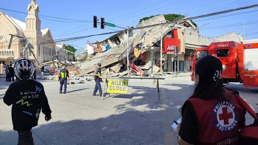 Philippines earthquake death toll rises to 37