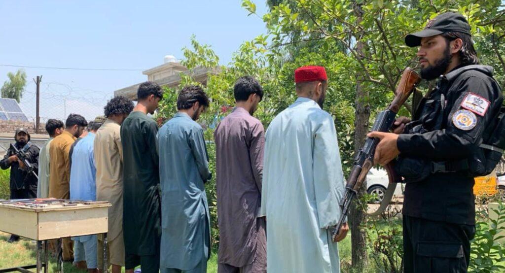 بازداشت ۲۱ تن به اتهام جرايم مختلف در چهار ولایت؛ جلوگیری از قاچاق چوب چهارتراش‌ در پکتیکا