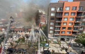 19 firefighters among 21 injured in New York blaze