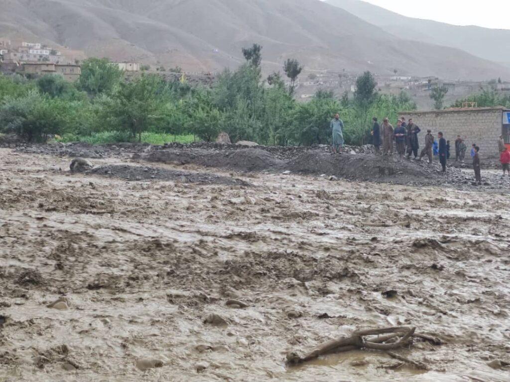 سیلاب‌ها در پنجشیر به زمین‌های زراعتی، منازل و زیربناها خسارات گسترده وارد کرده‌است