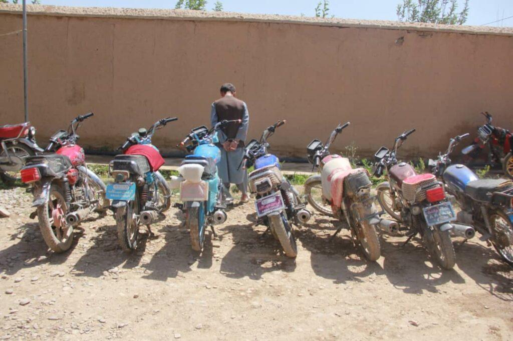 Man arrested with 7 stolen motorcycles in Ghor