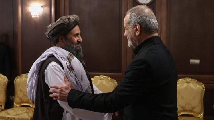 Baradar meets Iranian president Pezeshkian to discuss bilateral relations