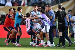 FIFA probe on-pitch clash after Spain-Argentina World Cup final