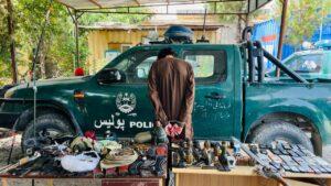 Suspected thief arrested with weapons, grenades, stolen phones in Khost