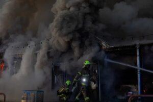 Russian missile strike hits Kyiv as Ukraine targets sites in Russia