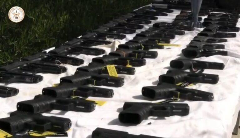 Dozens of weapons smuggled from Pakistan seized: MoD