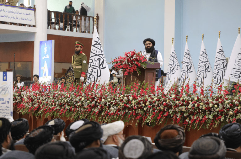 Muttaqi urges engagement, says Afghans won’t compromise on religious values