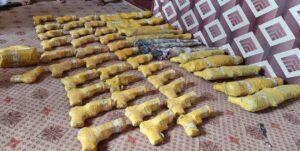 47 weapons, ammunition seized, 2 suspects held in Paktia