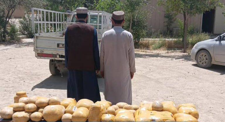 274kg of drugs seized in Maidan Wardak, Badakhshan; 9 arrested