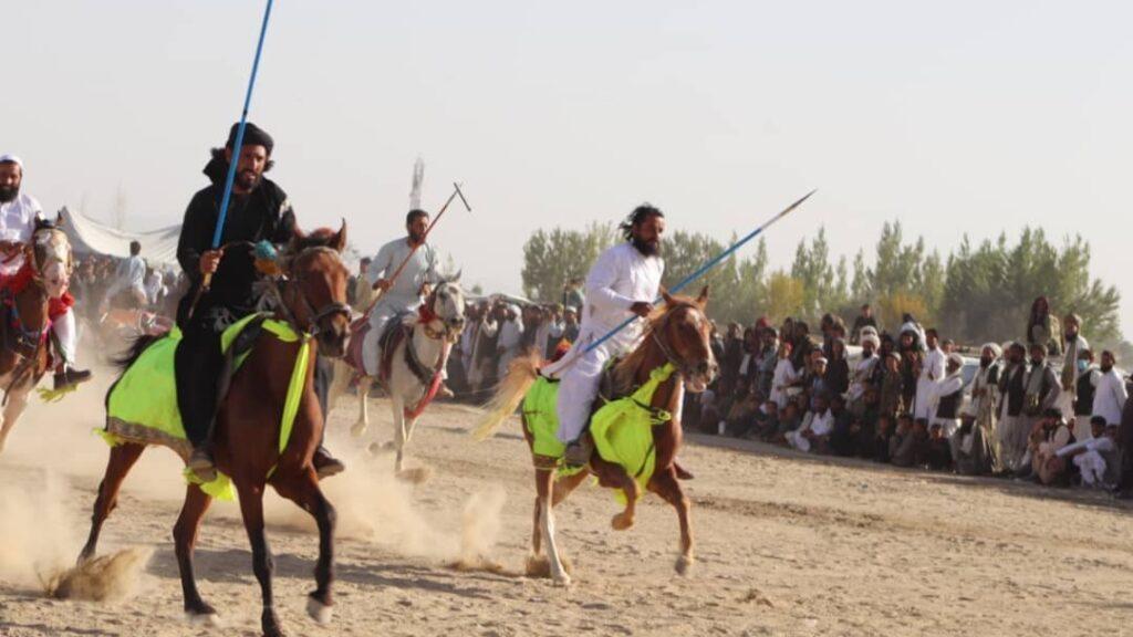 Ghazni hosts javelin-riding competition among 32 teams from 6 provinces