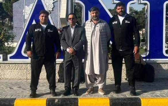 دو ورزشکار کشتی رستمی افغانستان عازم قرقیزستان شدند