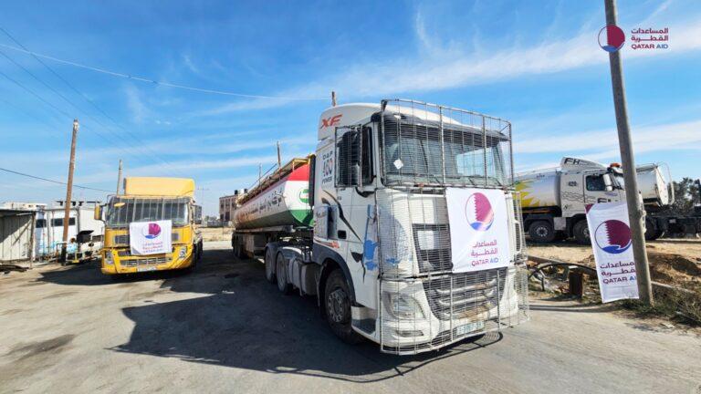 Qatar to provide 1.3 million liters of fuel to Gaza