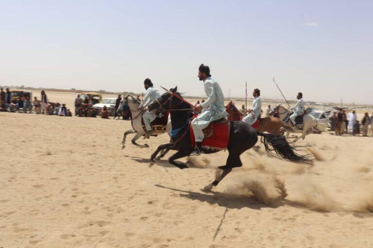 غزني کې د اتو ولایتونو ترمنځ د نیزه‌وهنې سیالۍ ترسره شوې