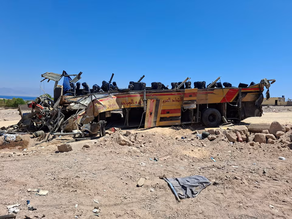 21 killed in bus accident in Egypt’s South Sinai