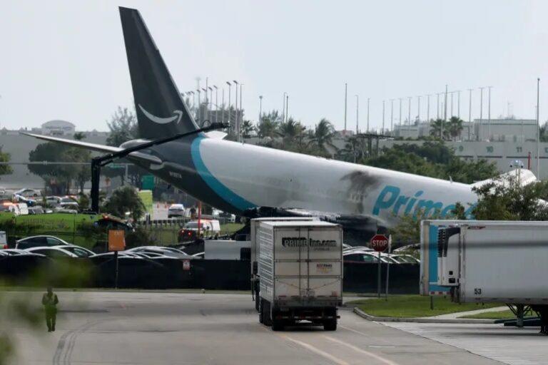 5 killed after Amazon cargo plane crashes at Miami airport