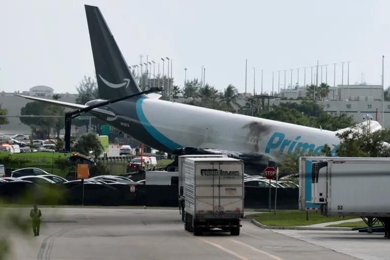 5 killed after Amazon cargo plane crashes at Miami airport