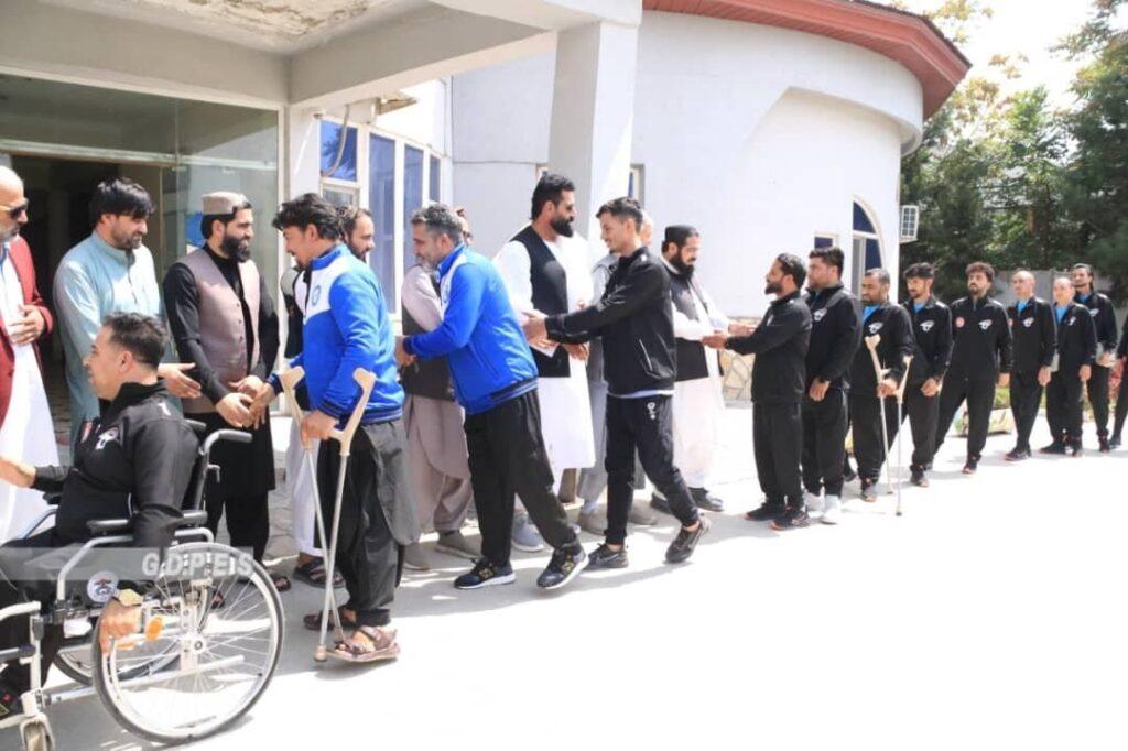 تیم ملی والیبال نشستۀ افغانستان عازم کشور روسیه شد