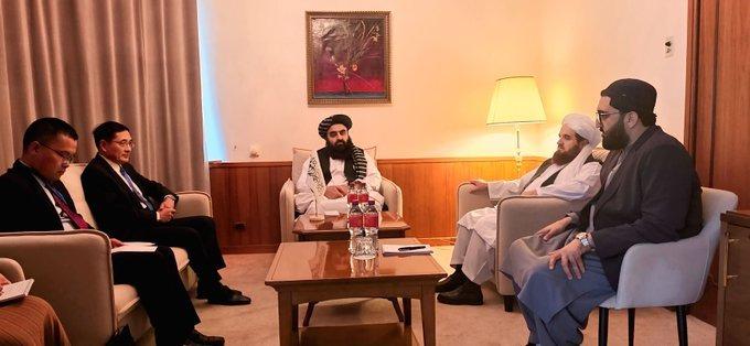 Muttaqi, Yue discuss expanding bilateral ties