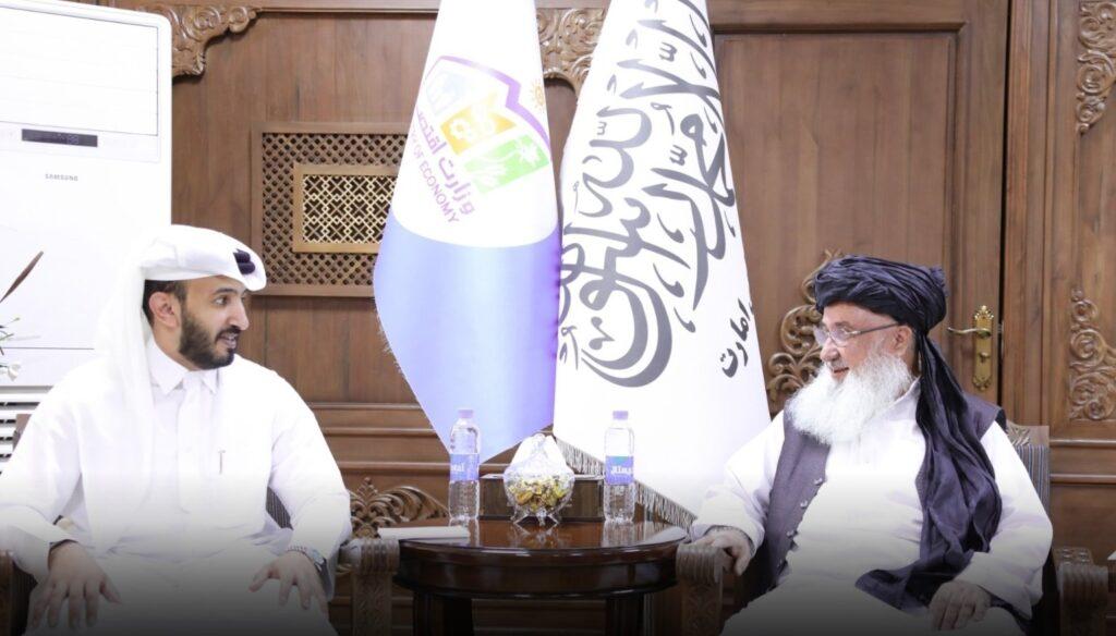 وزیر اقتصاد امارت اسلامی خواستار مساعدت قطر برای مهاجرین عودت‌کننده شد
